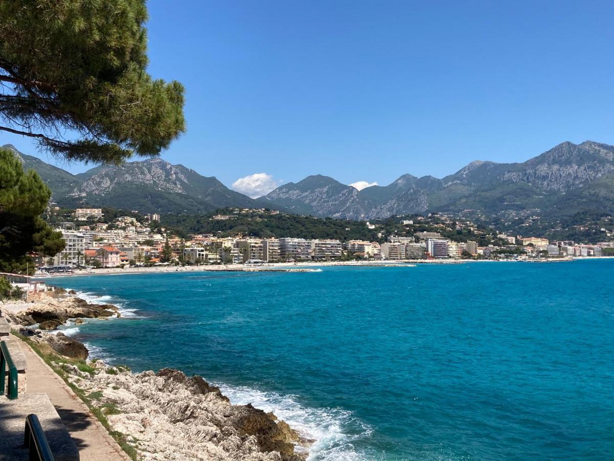 Appartement 4 Pers A 50M De La Plage, Avec Piscine Roquebrune-Cap-Martin Bagian luar foto